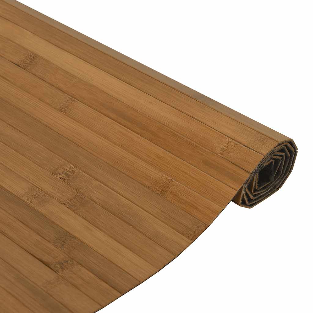 Tapete retangular 100x400 cm bambu castanho — foto 3