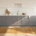Tapete retangular 100x400 cm bambu cor natural — foto 1