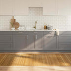 Tapete retangular 100x400 cm bambu cor natural — foto 1