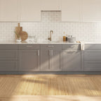 Tapete retangular 100x400 cm bambu cor natural clara — foto 1