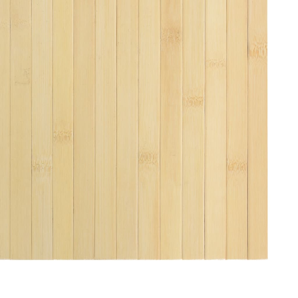 Tapete retangular 100x400 cm bambu cor natural clara — foto 5