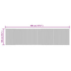 Tapete retangular 100x400 cm bambu cor natural clara — foto 7