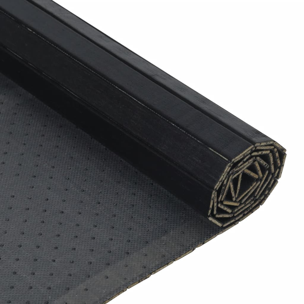 Tapete retangular 100x400 cm bambu preto — foto 4