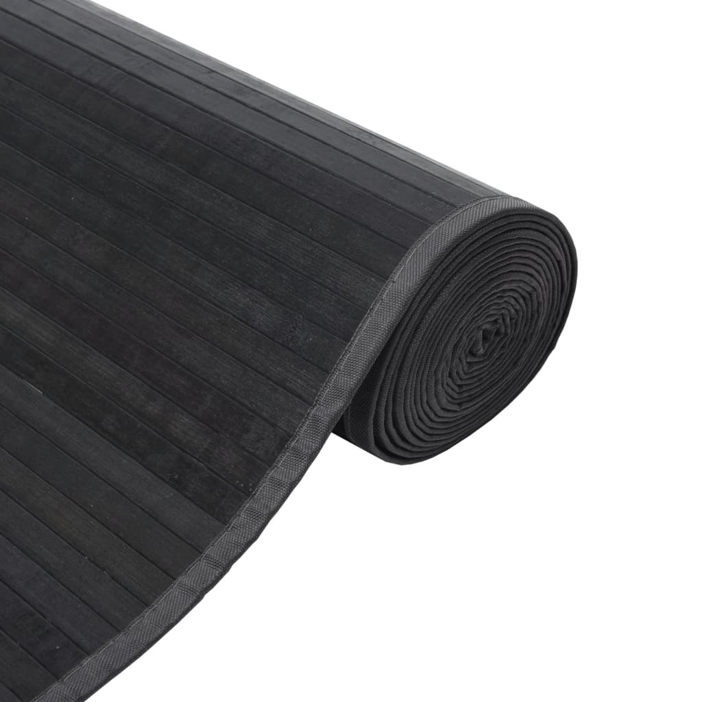 Tapete retangular 100x500 cm bambu cinzento — foto 3