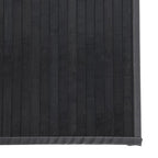 Tapete retangular 60x100 cm bambu cinzento — foto 5