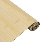 Tapete retangular 60x100 cm bambu cor natural clara — foto 2