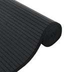 Tapete retangular 60x100 cm bambu preto — foto 3