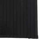 Tapete retangular 60x100 cm bambu preto — foto 5