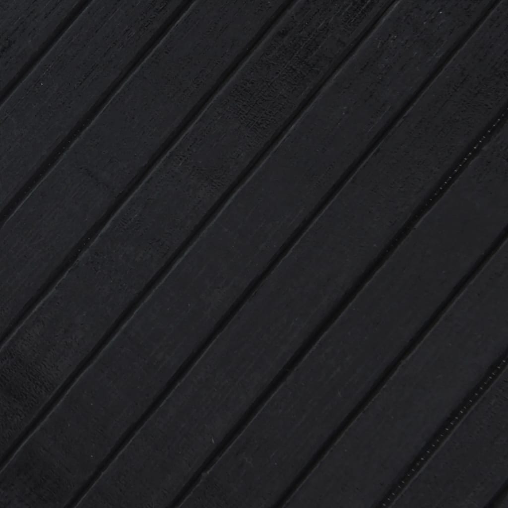 Tapete retangular 60x100 cm bambu preto — foto 6