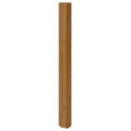 Tapete retangular 60x100 cm em bambu castanho com apoio antiderrapante — foto 2