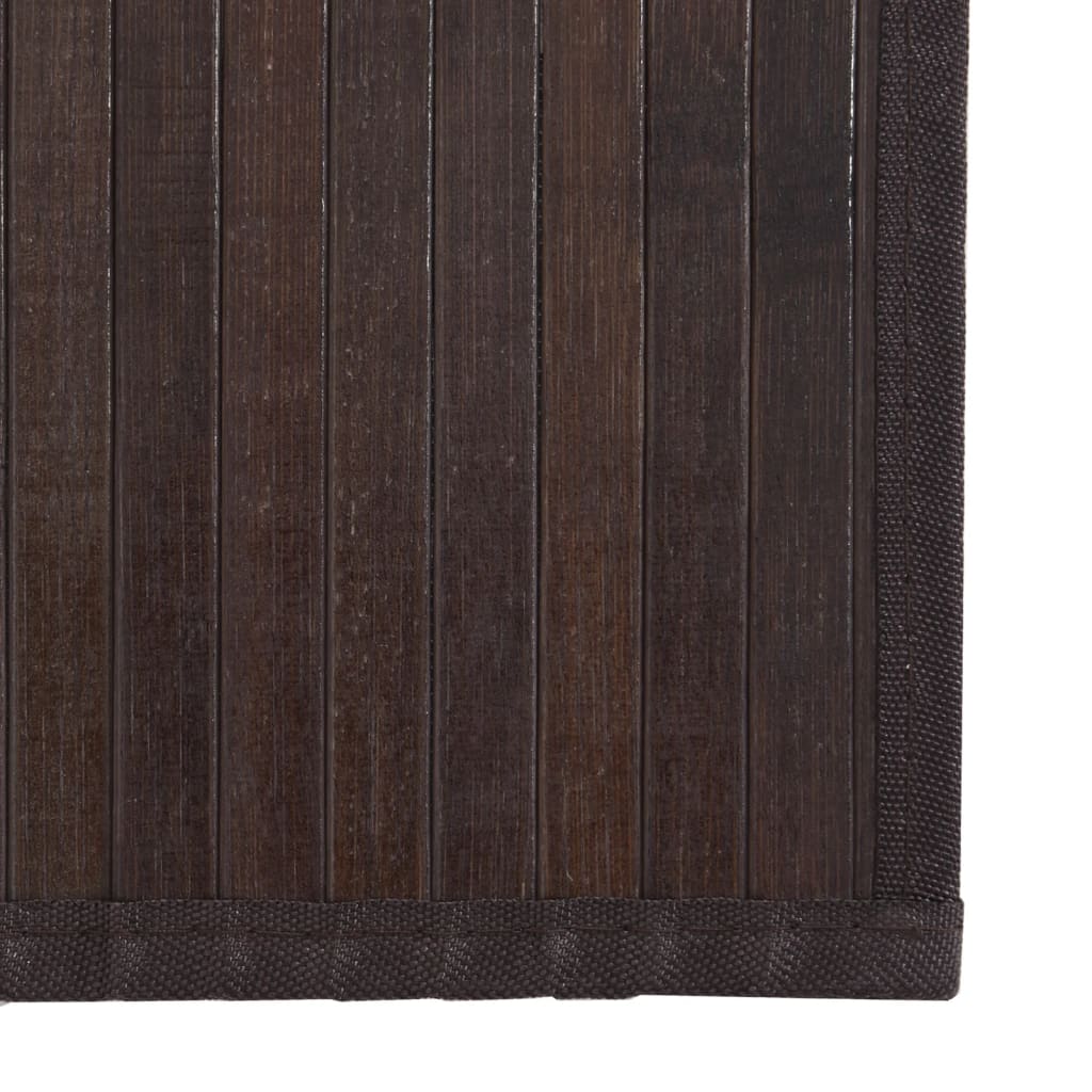 Tapete retangular 60x1000 cm bambu castanho-escuro — foto 5