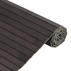 Tapete retangular 60x200 cm bambu castanho-escuro — foto 2