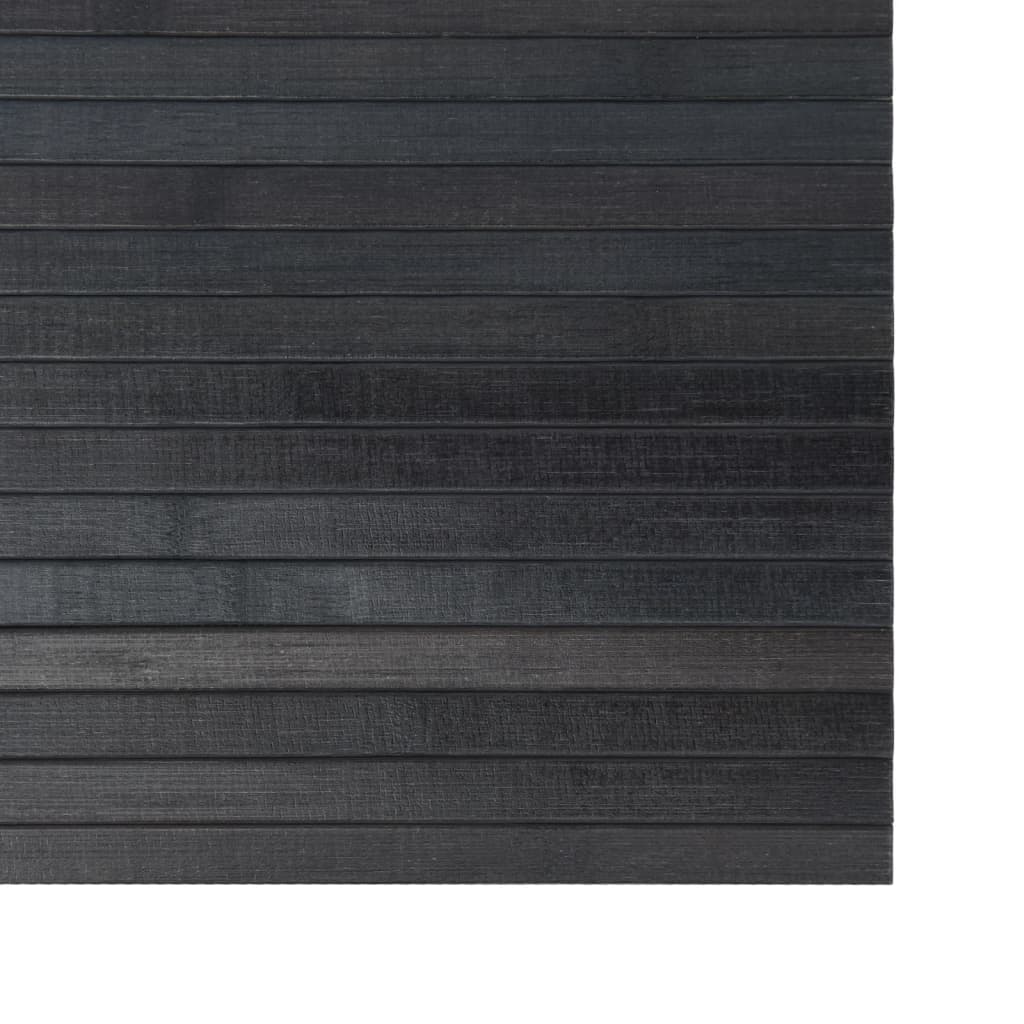 Tapete retangular 60x200 cm bambu cinzento — foto 4