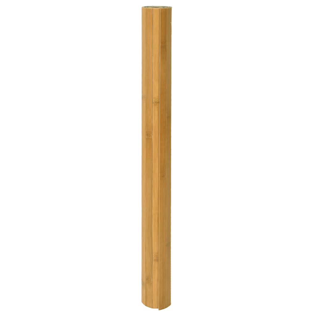 Tapete retangular 60x200 cm bambu cor natural — foto 2