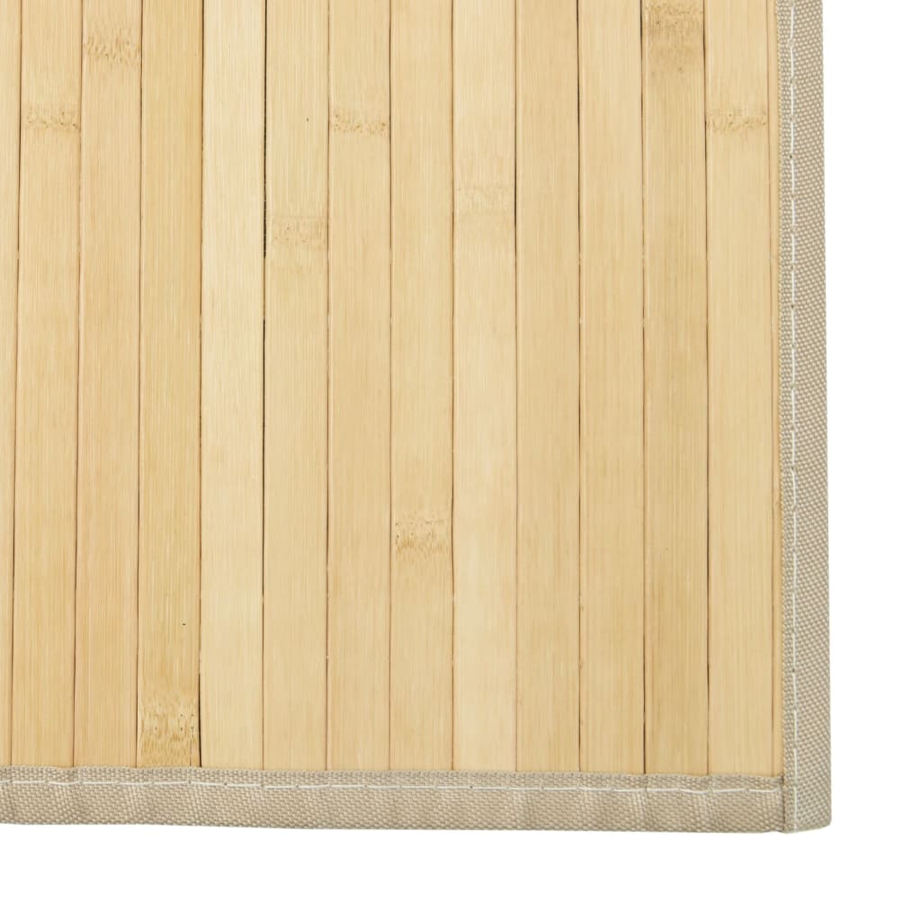 Tapete retangular 60x200 cm bambu cor natural clara — foto 5