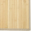 Tapete retangular 60x200 cm bambu cor natural clara — foto 5