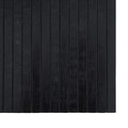 Tapete retangular 60x200 cm bambu preto — foto 4