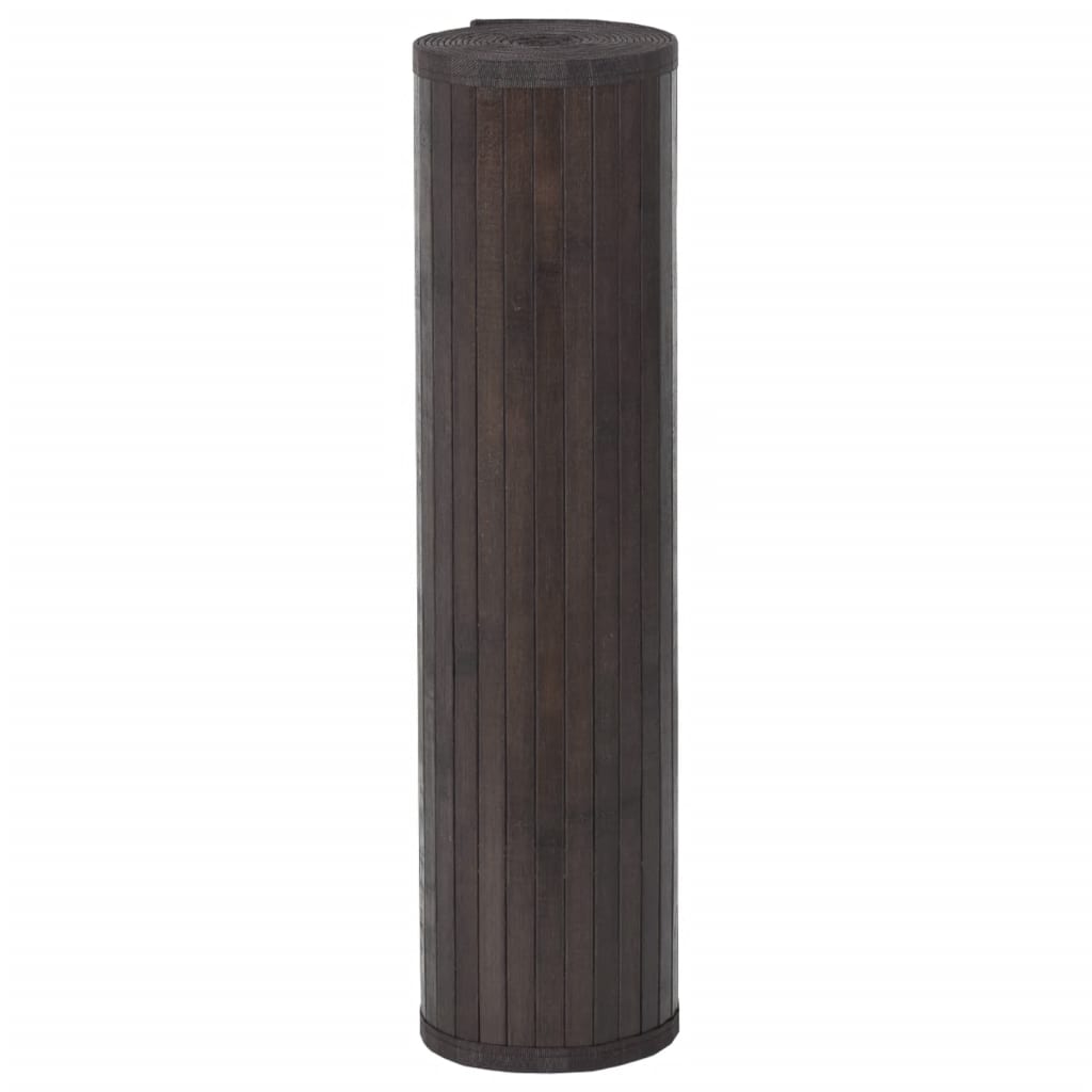 Tapete retangular 60x300 cm bambu castanho-escuro — foto 2
