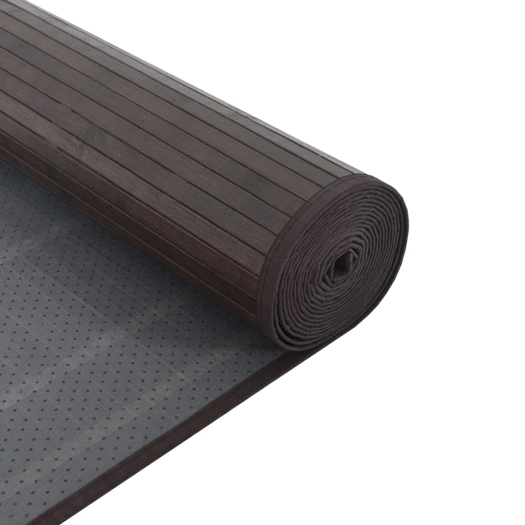 Tapete retangular 60x300 cm bambu castanho-escuro — foto 4