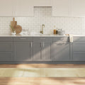 Tapete retangular 60x300 cm bambu cor natural clara — foto 1