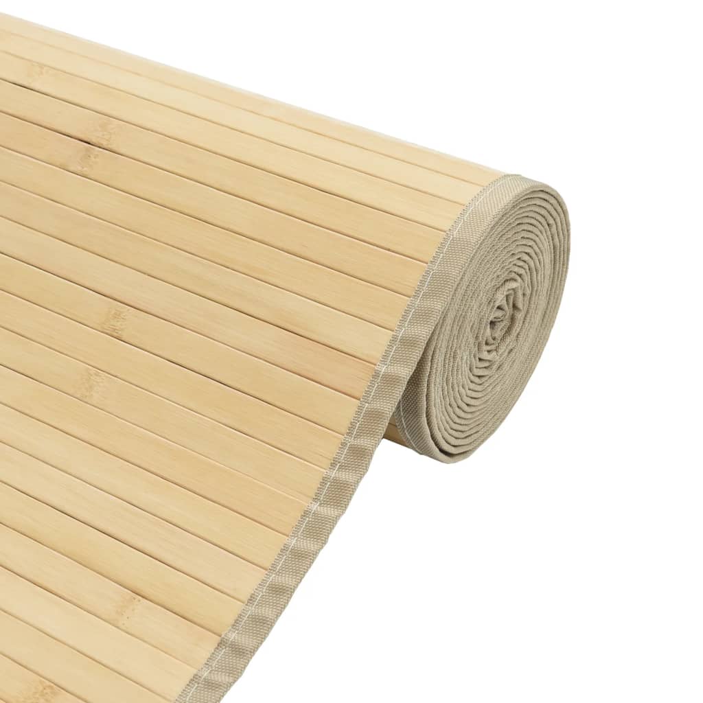 Tapete retangular 60x300 cm bambu cor natural clara — foto 3