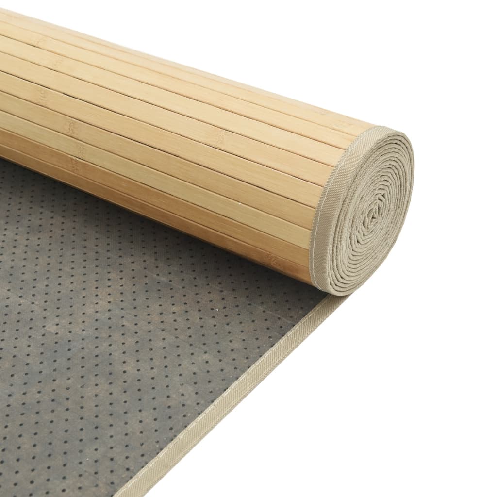 Tapete retangular 60x300 cm bambu cor natural clara — foto 4