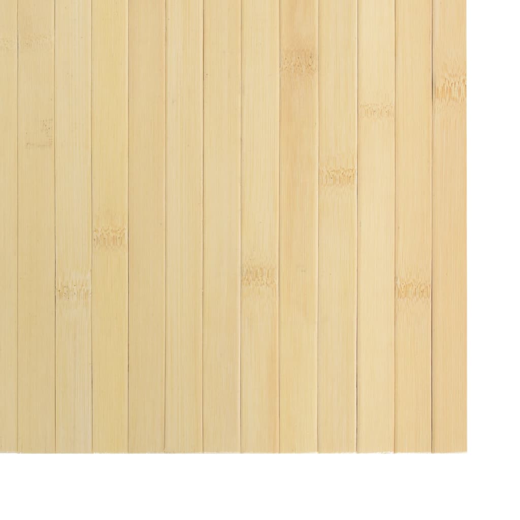 Tapete retangular 60x400 cm bambu cor natural clara — foto 4