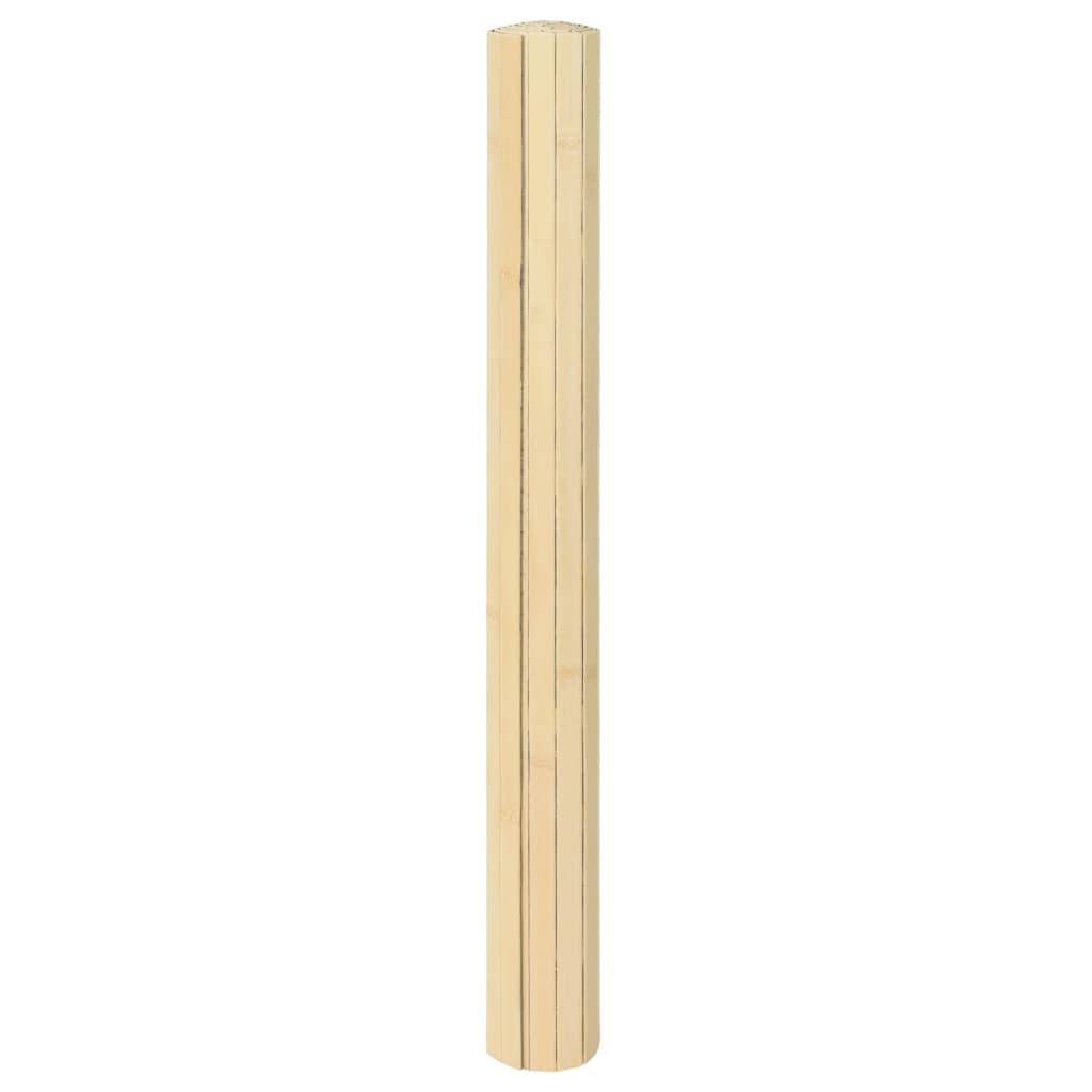 Tapete retangular 60x400 cm bambu cor natural clara — foto 5