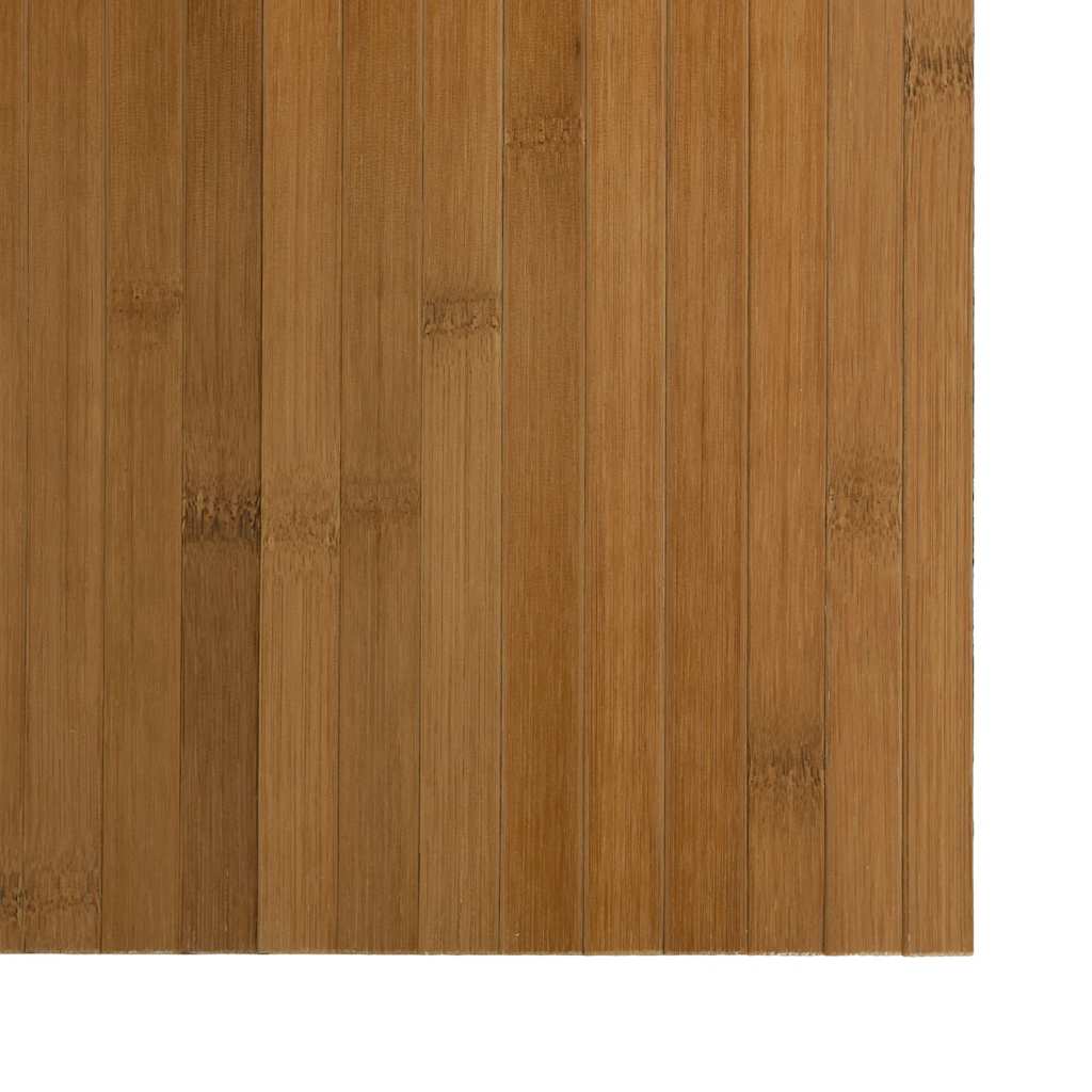 Tapete retangular 60x500 cm bambu castanho — foto 5
