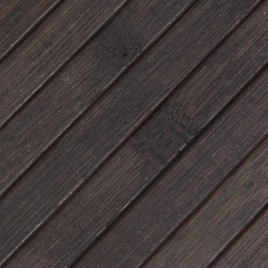 Tapete retangular 60x500 cm bambu castanho-escuro — foto 6