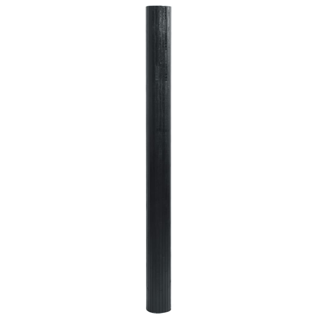 Tapete retangular 60x500 cm bambu preto — foto 5