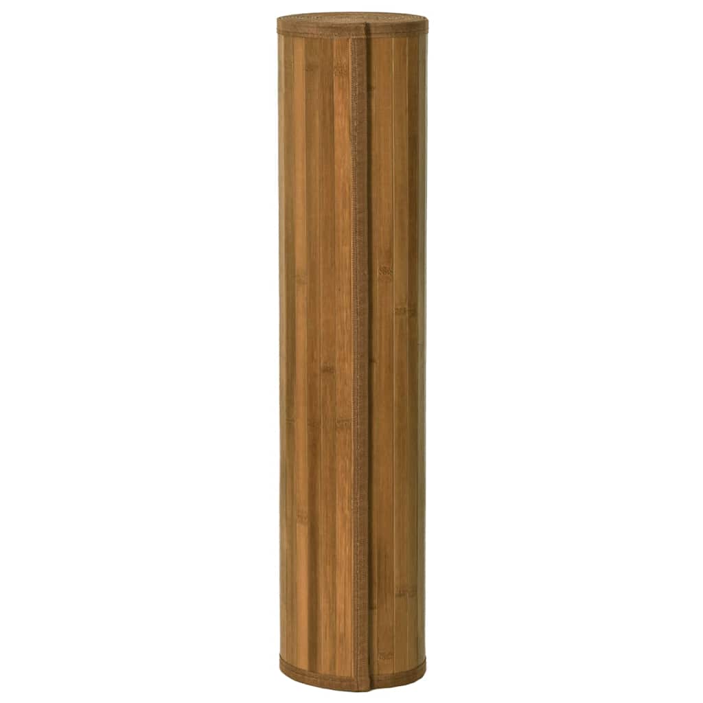 Tapete retangular 70x100 cm bambu castanho — foto 2