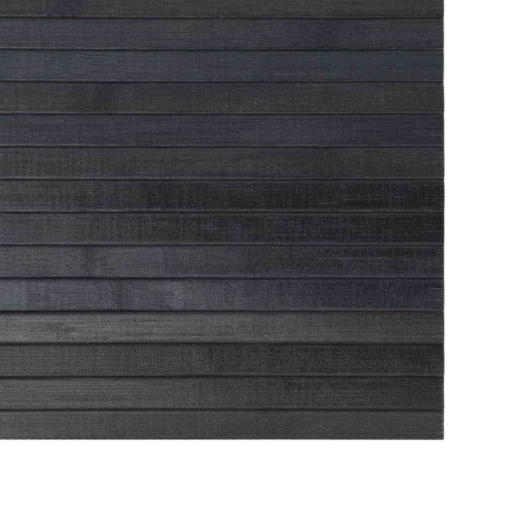 Tapete retangular 70x100 cm bambu cinzento — foto 4