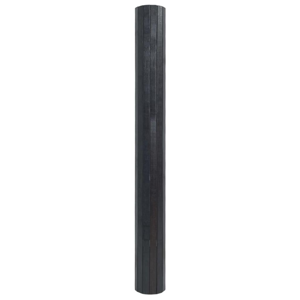 Tapete retangular 70x100 cm bambu cinzento — foto 5