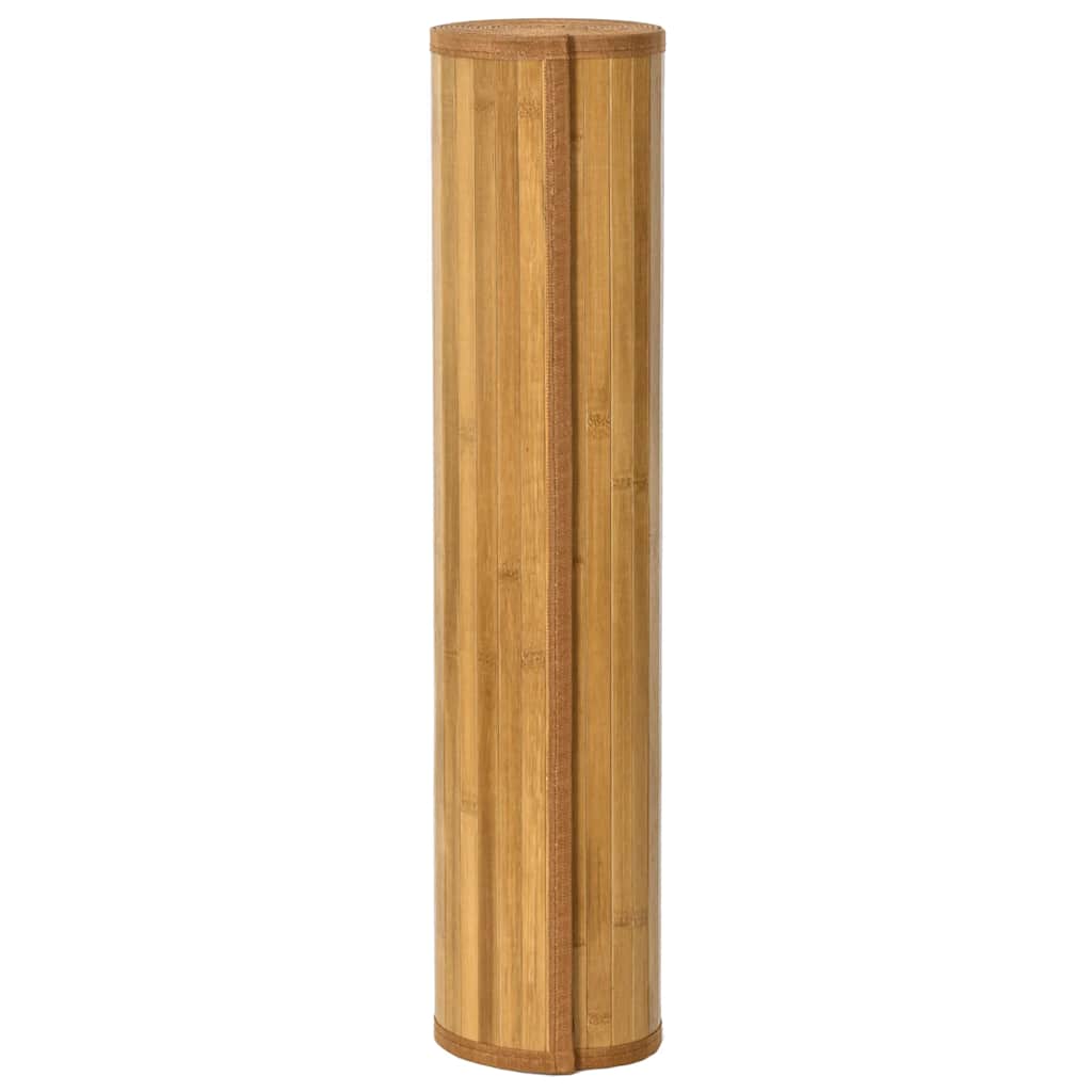Tapete retangular 70x100 cm bambu cor natural — foto 2