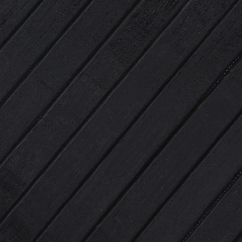 Tapete retangular 70x100 cm bambu preto — foto 6