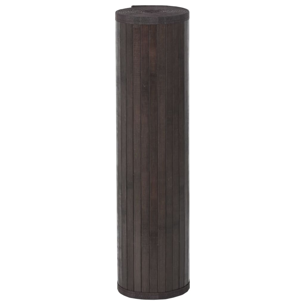 Tapete retangular 70x1000 cm bambu castanho-escuro — foto 2