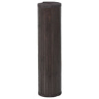 Tapete retangular 70x1000 cm bambu castanho-escuro — foto 2
