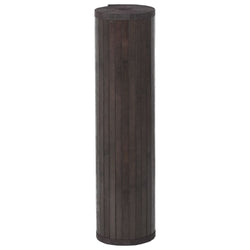 Tapete retangular 70x1000 cm bambu castanho-escuro — foto 2