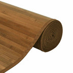 Tapete retangular 70x200 cm bambu castanho — foto 3