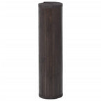 Tapete retangular 70x200 cm bambu castanho-escuro — foto 2