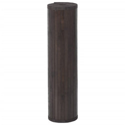 Tapete retangular 70x200 cm bambu castanho-escuro — foto 2