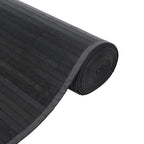 Tapete retangular 70x200 cm bambu cinzento — foto 3