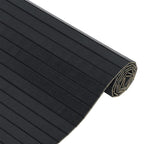 Tapete retangular 70x200 cm bambu preto — foto 2