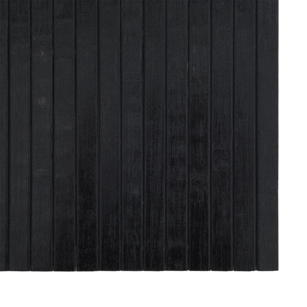 Tapete retangular 70x200 cm bambu preto — foto 4