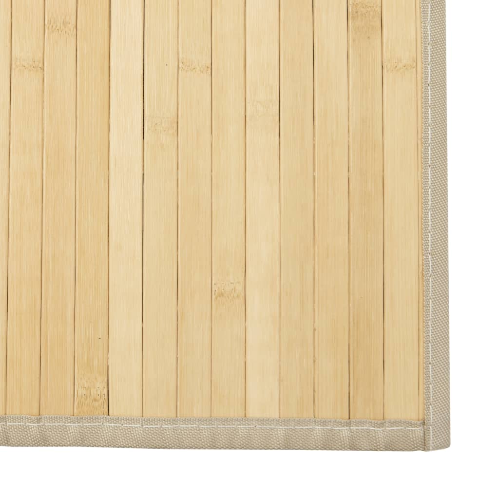 Tapete retangular 70x400 cm bambu cor natural clara — foto 5