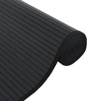 Tapete retangular 70x400 cm bambu preto — foto 3
