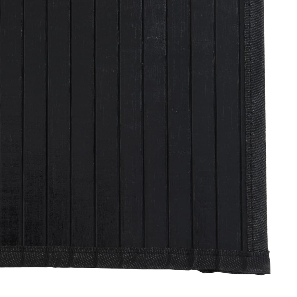 Tapete retangular 70x400 cm bambu preto — foto 5