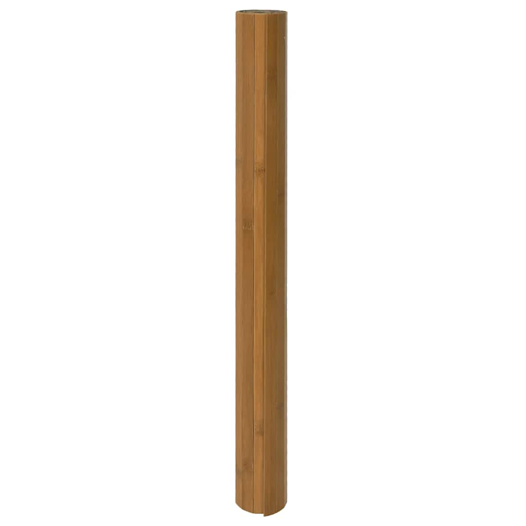 Tapete retangular 70x500 cm bambu castanho — foto 2