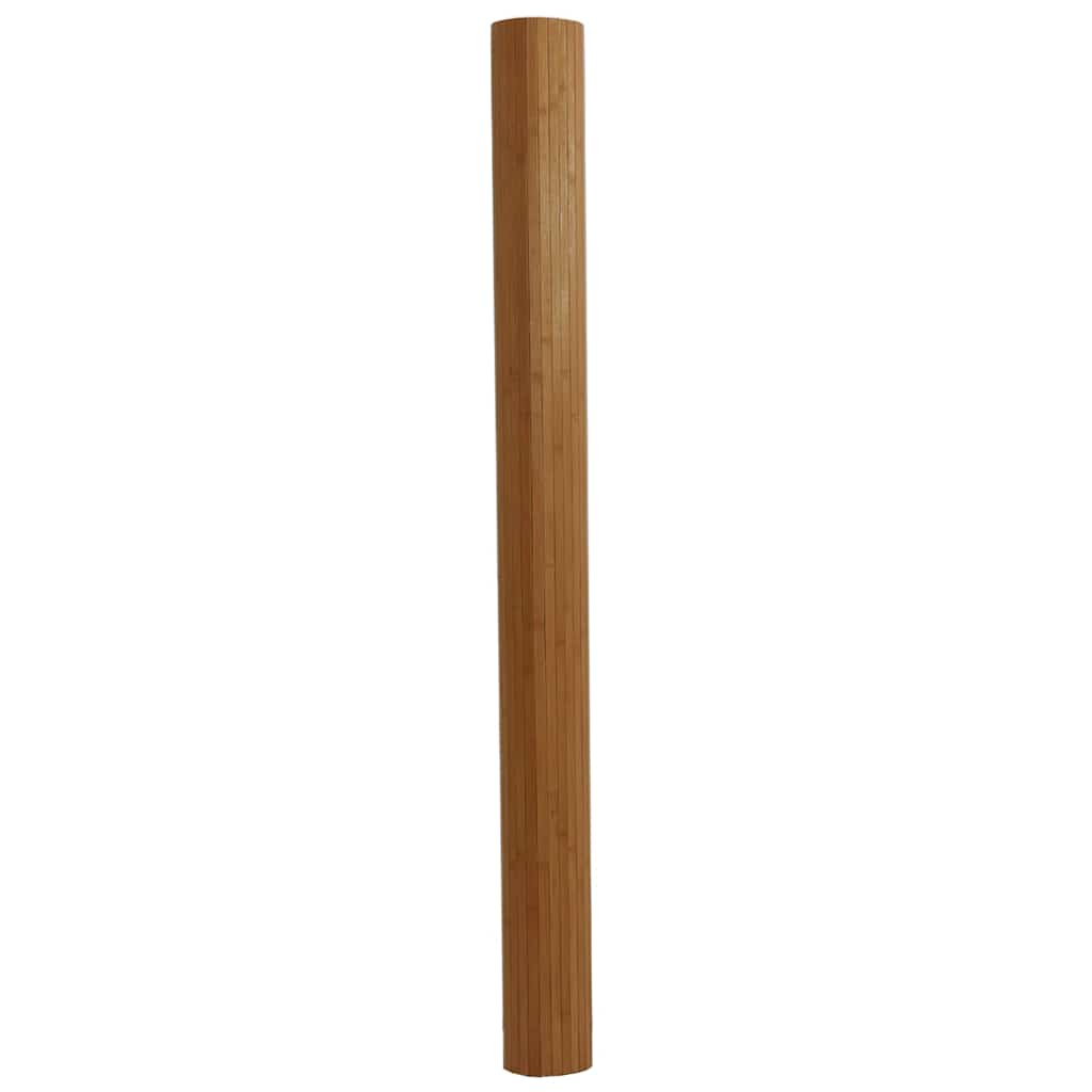 Tapete retangular 80x100 cm bambu castanho — foto 2